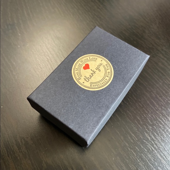 Sterling silver heart beads charm bracelet 8” gift - Picture 7 of 14